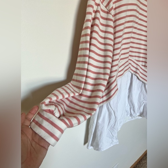 Anthropologie Pilcro Hoodie Shirt Layered Mini Dress - Picture 9 of 17